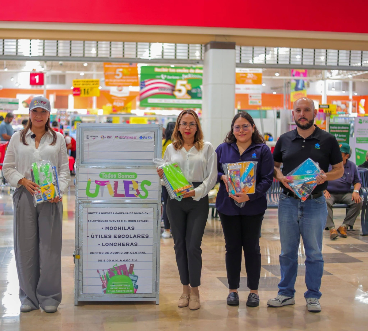 Inicia DIF-Reynosa campaña “Todos Somos Útiles” para apoyar el regreso a clases