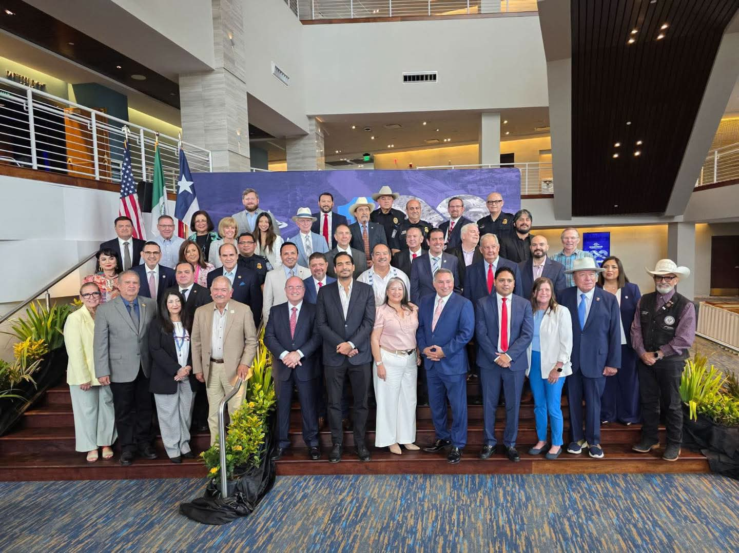 Celebraron Presidente de Reynosa y Mayores de McAllen e Hidalgo, Centenario del Puente Internacional