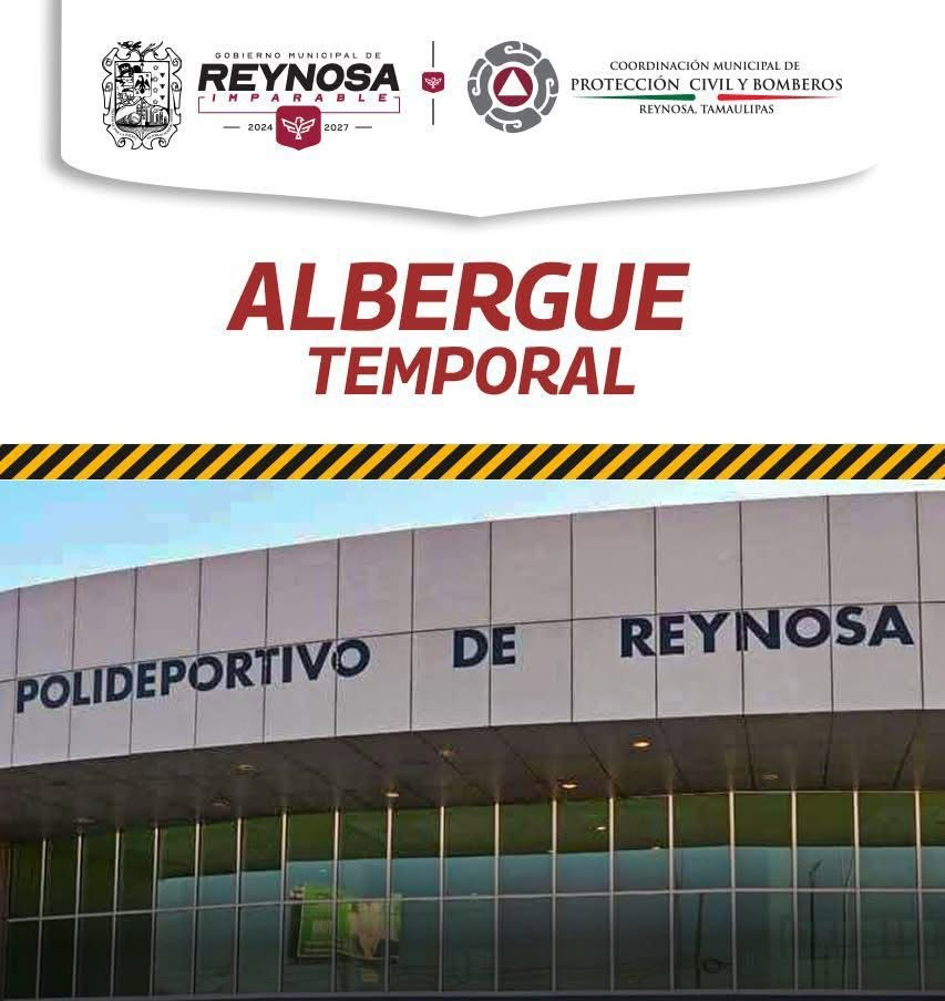 Activó Alcalde Carlos Peña Ortiz albergue temporal del Polideportivo