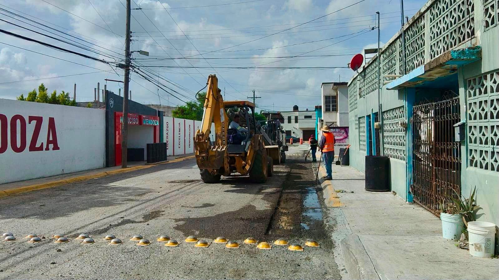 Continúa Gobierno de Carlos Peña Ortiz con la rehabilitación de vialidades
