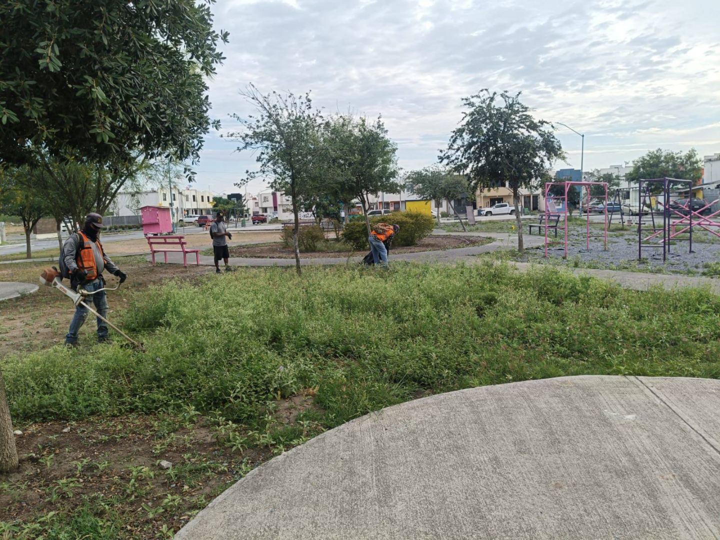 Realiza Gobierno de Reynosa limpieza y mantenimiento de áreas públicas