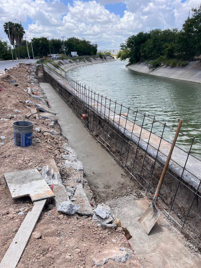 Rehabilita Gobierno de Carlos Peña Ortiz bordo del canal Rodhe