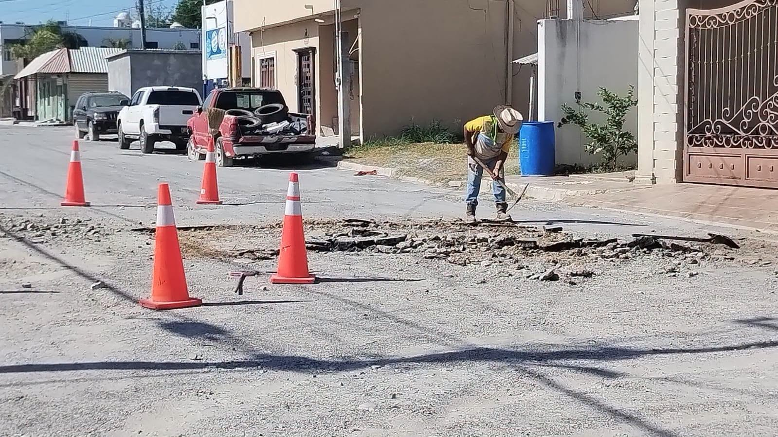 Rehabilitó Servicios Públicos calles de tres sectores de Reynosa
