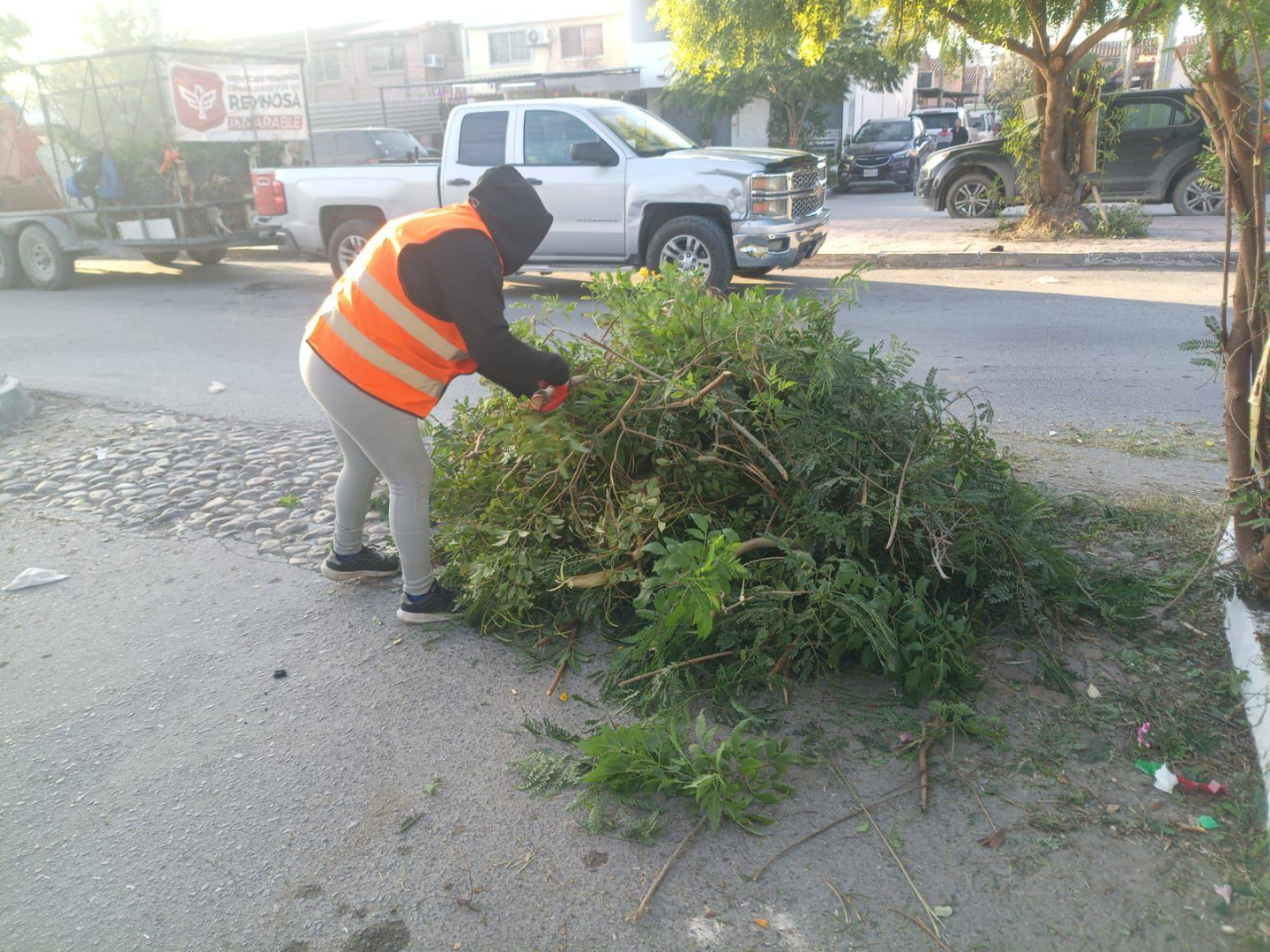 Efectúa Gobierno actividades de limpieza y mantenimiento en Reynosa