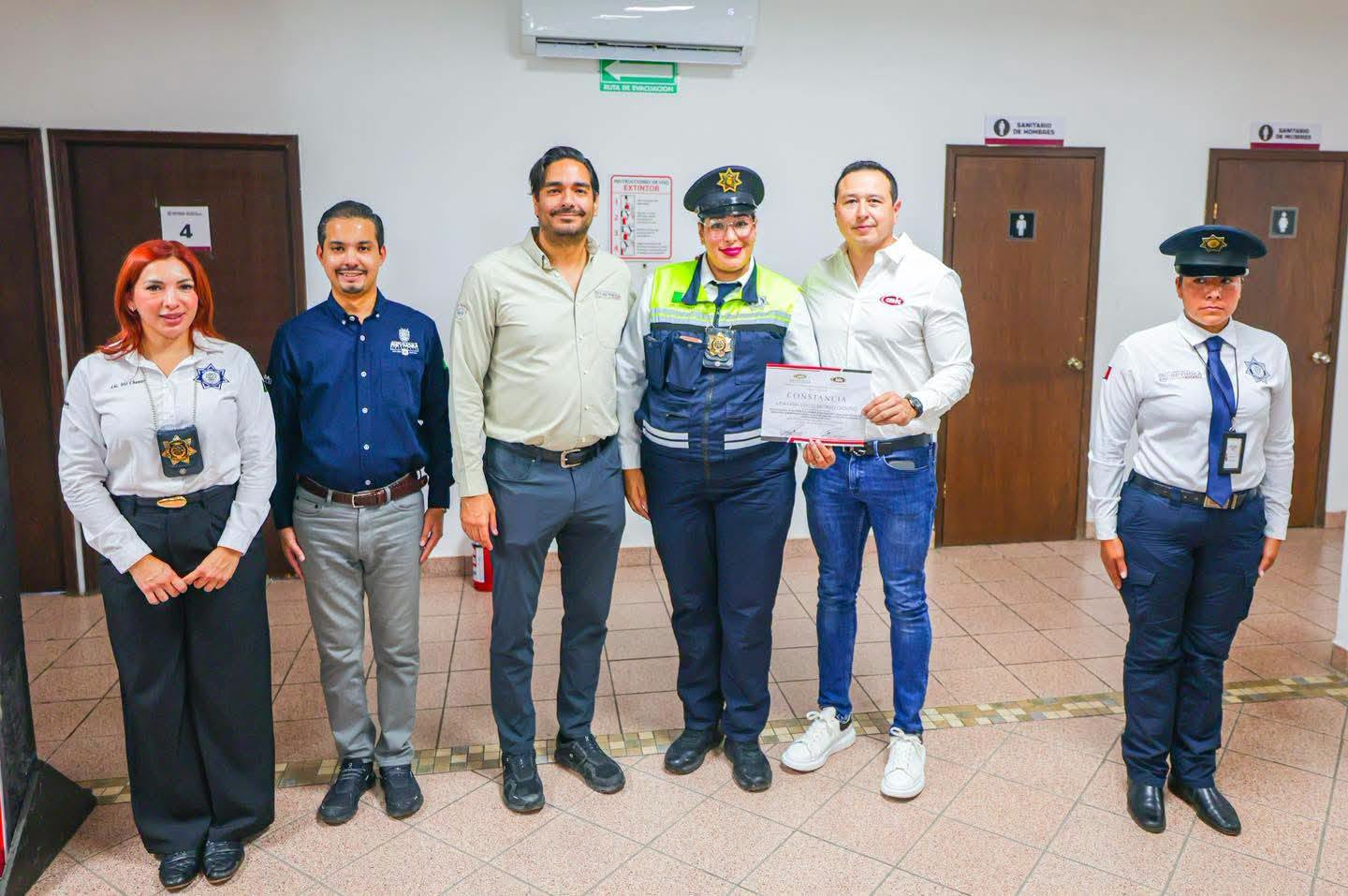 Reconoció Alcalde Carlos Peña Ortiz a Policías Viales capacitados por la CMIC