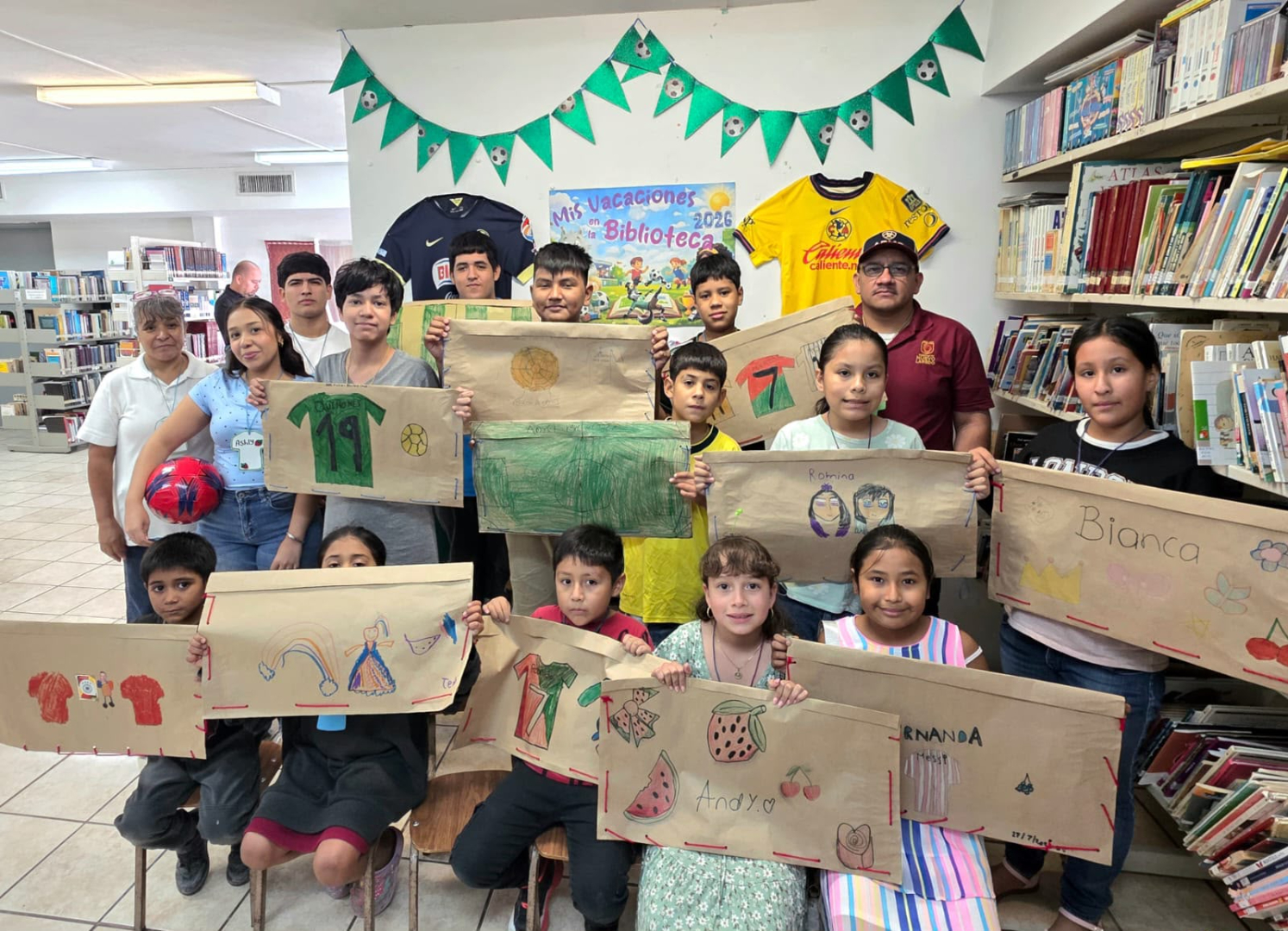 NIÑAS, NIÑOS Y ADOLESCENTES DISFRUTAN VACACIONES CON ACTIVIDADES GRATUITAS EN LAS BIBLIOTECAS DE NUEVO LAREDO