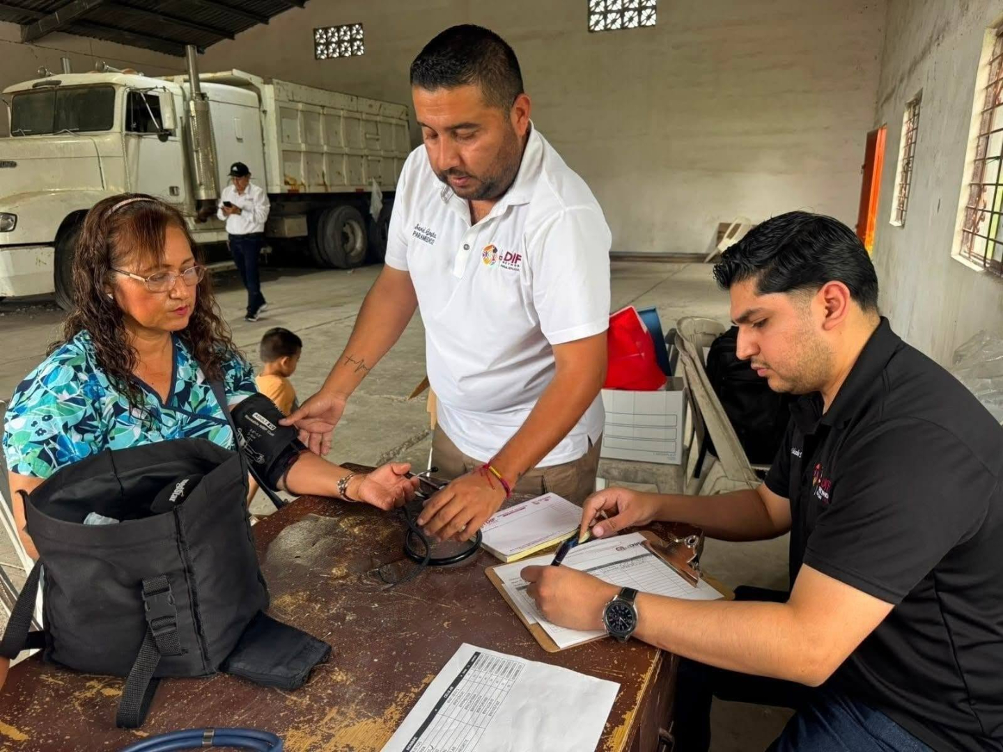 Lleva DIF-Reynosa brigada médico asistencial a familias del ejido Alfredo V. Bonfil