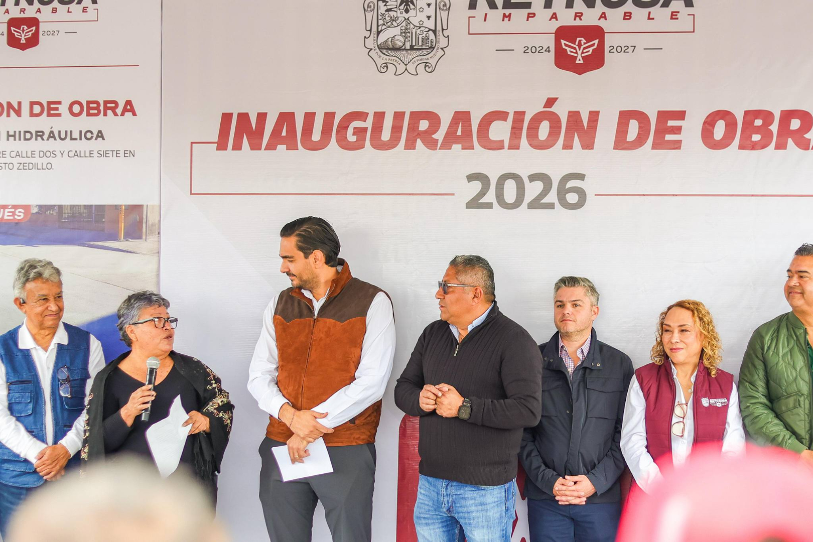 Obras municipales representan cambio positivo en las familias: vecina de la Zedillo.