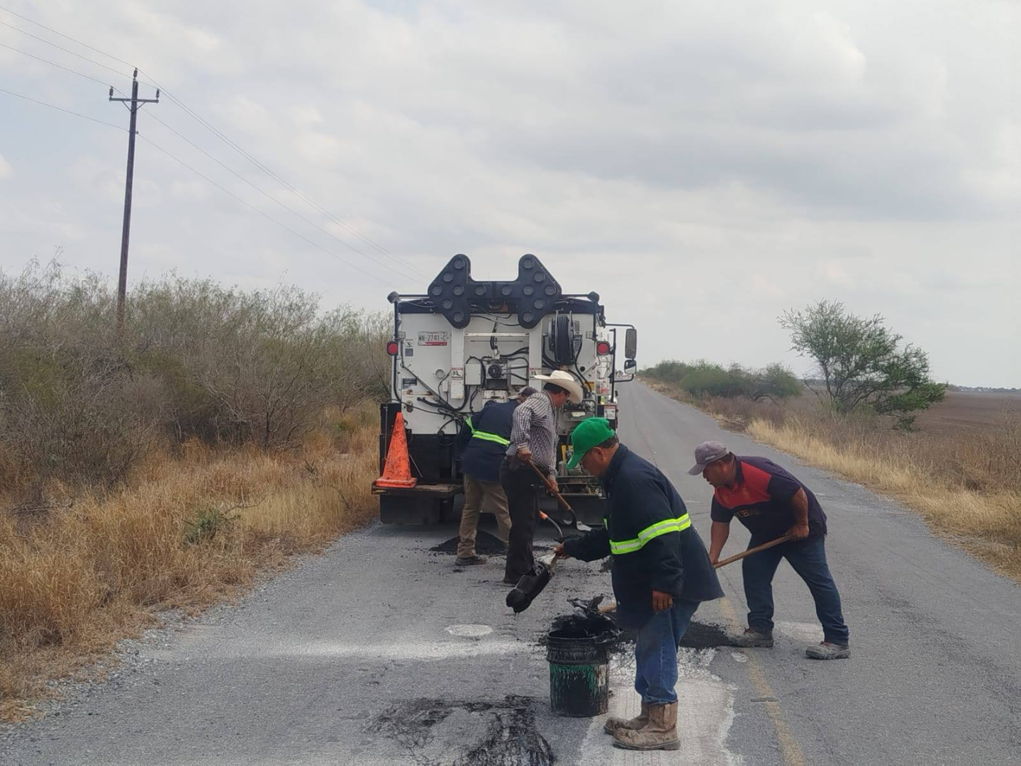Rehabilitó Gobierno de Reynosa vialidades de la zona urbana y rural