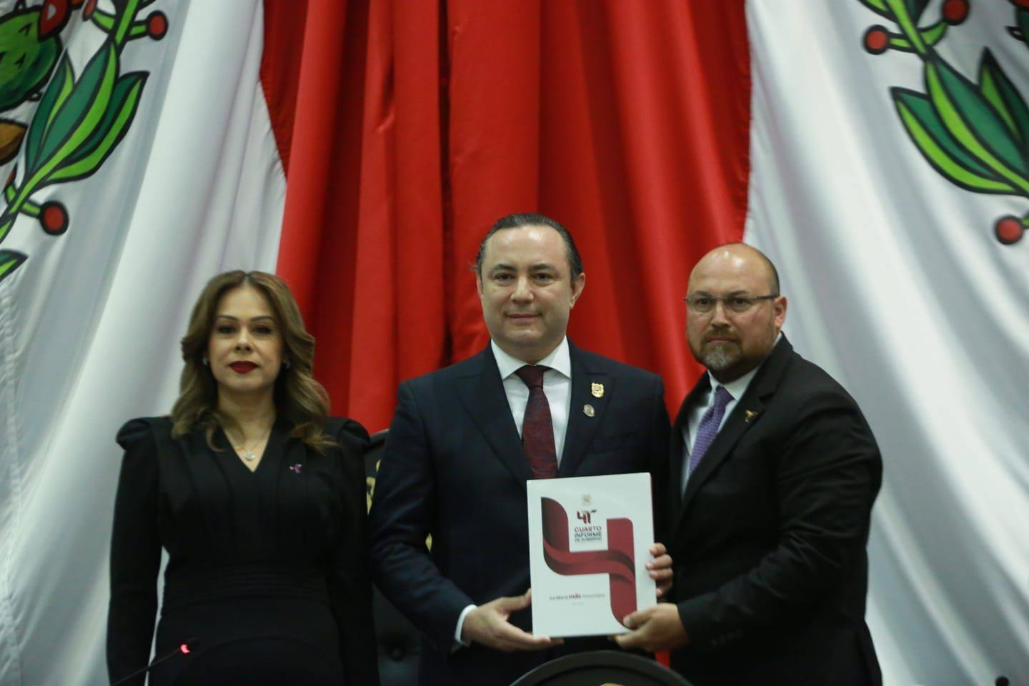 Recibe Congreso de Tamaulipas Cuarto Informe del gobernador Américo Villarreal