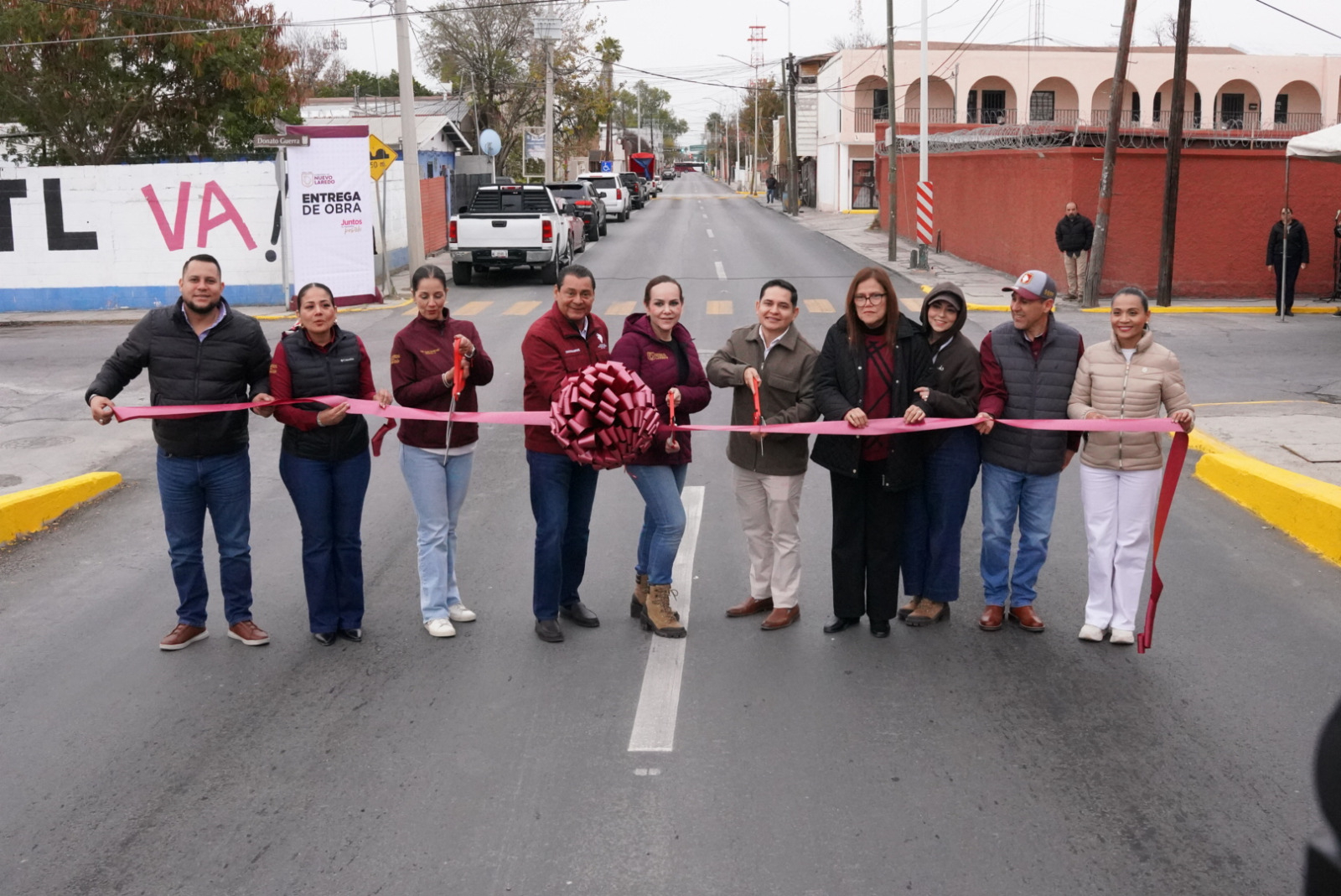 TRANSFORMA GOBIERNO MUNICIPAL CENTRO DE NUEVO LAREDO CON OBRAS DE INFRAESTRUCTURA VIAL