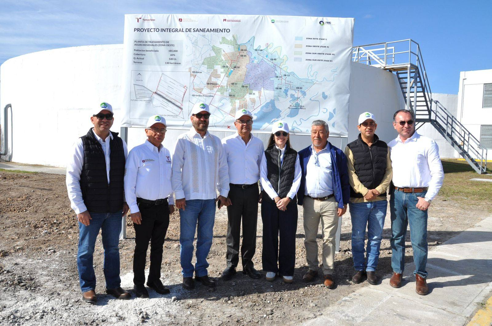 Avanza modernización de la PTAR Oeste de Matamoros