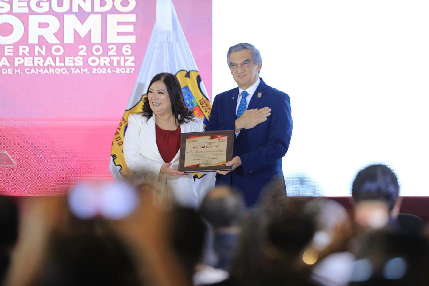 En Camargo, destaca Américo logros en seguridad: "La paz es el camino y lo estamos recorriendo juntos"