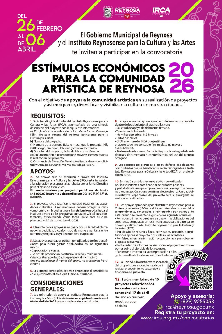 Impulsa Gobierno de Carlos Peña Ortiz a artistas locales con estímulos económicos