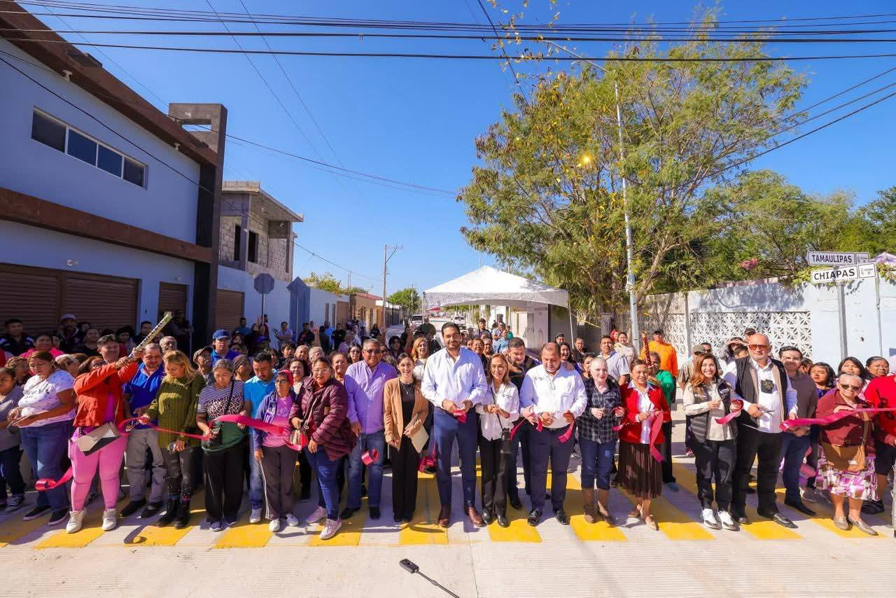 Gobierno de Reynosa fortalece la movilidad y el bienestar con nueva pavimentación en la colonia Esfuerzo Nacional