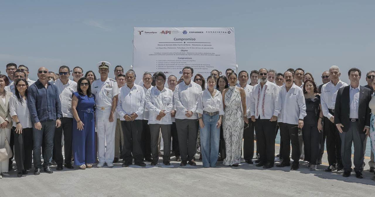 Impulsa Tamaulipas la competitividad logística con avances del Puerto del Norte en Matamoros