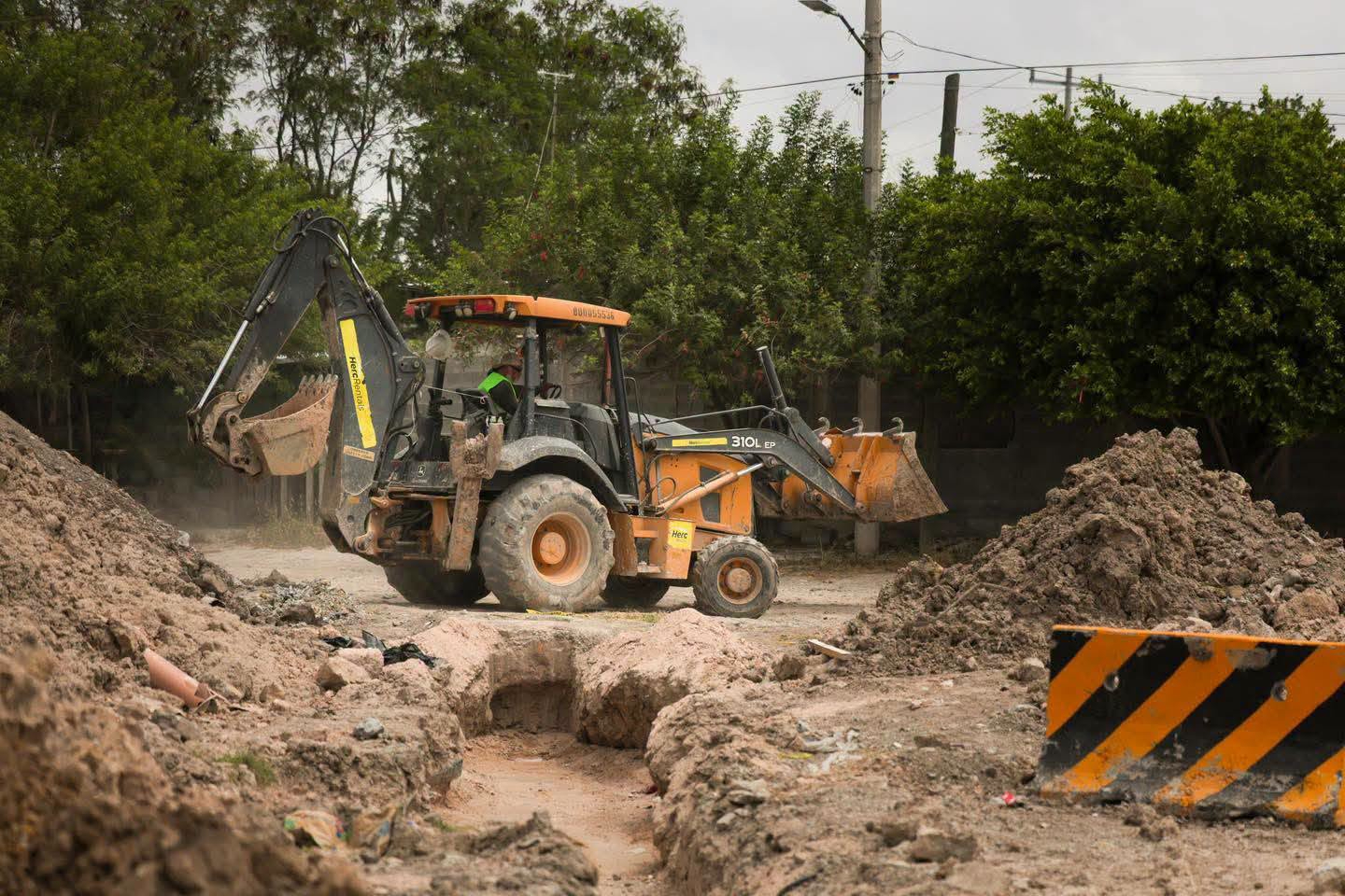 Confirmó Alcalde Carlos Peña Ortiz avance de obra sanitaria en la Burocrática
