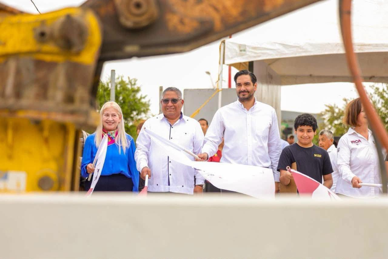 Secretaría de Obras Públicas avanza en la modernización del emisor sanitario del canal Anzaldúas