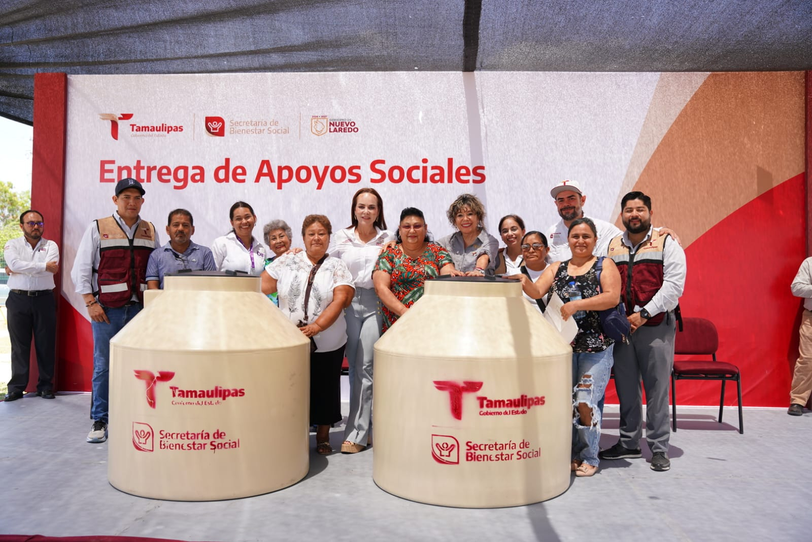 SINERGIA ENTRE GOBIERNO DE TAMAULIPAS Y CARMEN LILIA LLEVA BIENESTAR A FAMILIAS NEOLAREDENSES