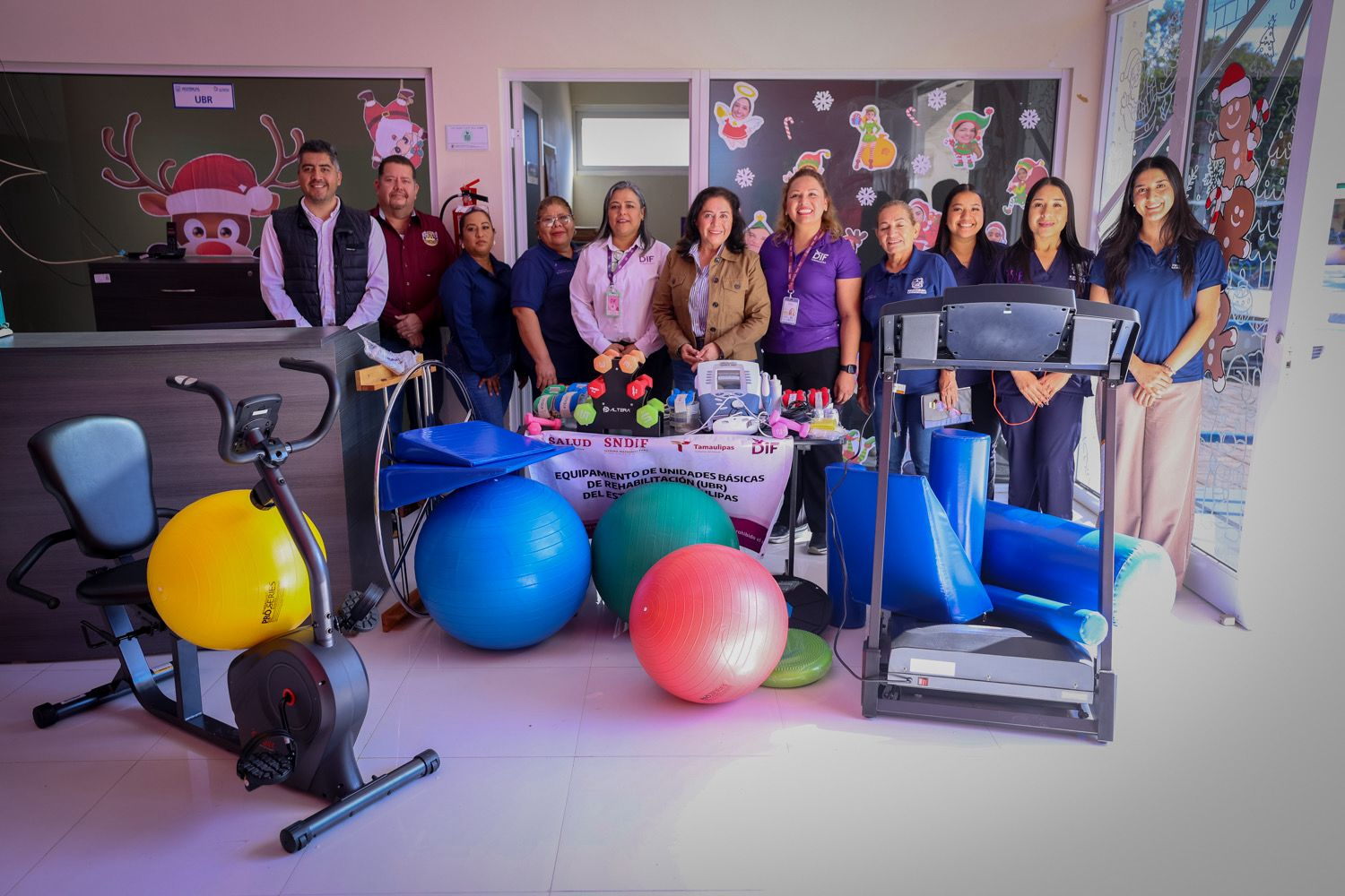 Equipa DIF Tamaulipas Unidades Básicas de Rehabilitación en municipios prioritarios