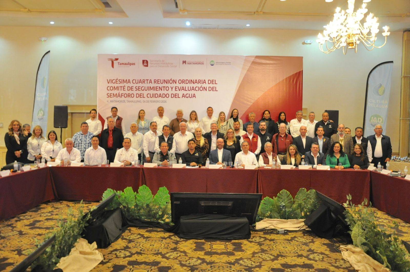 Realiza SRHDS Vigésima Cuarta Reunión del Semáforo del Cuidado del Agua en Matamoros