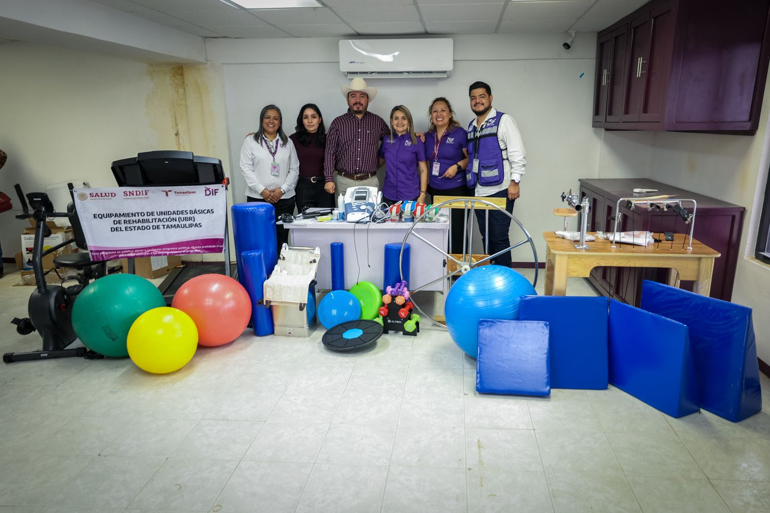 Equipa DIF Tamaulipas Unidades Básicas de Rehabilitación en municipios prioritarios