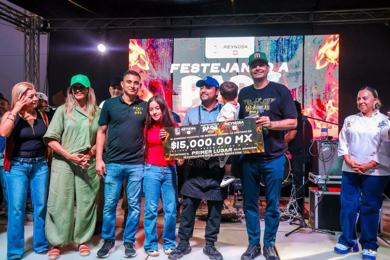Celebraron miles de Padres su día con el Alcalde Carlos Peña Ortiz en Reynosa