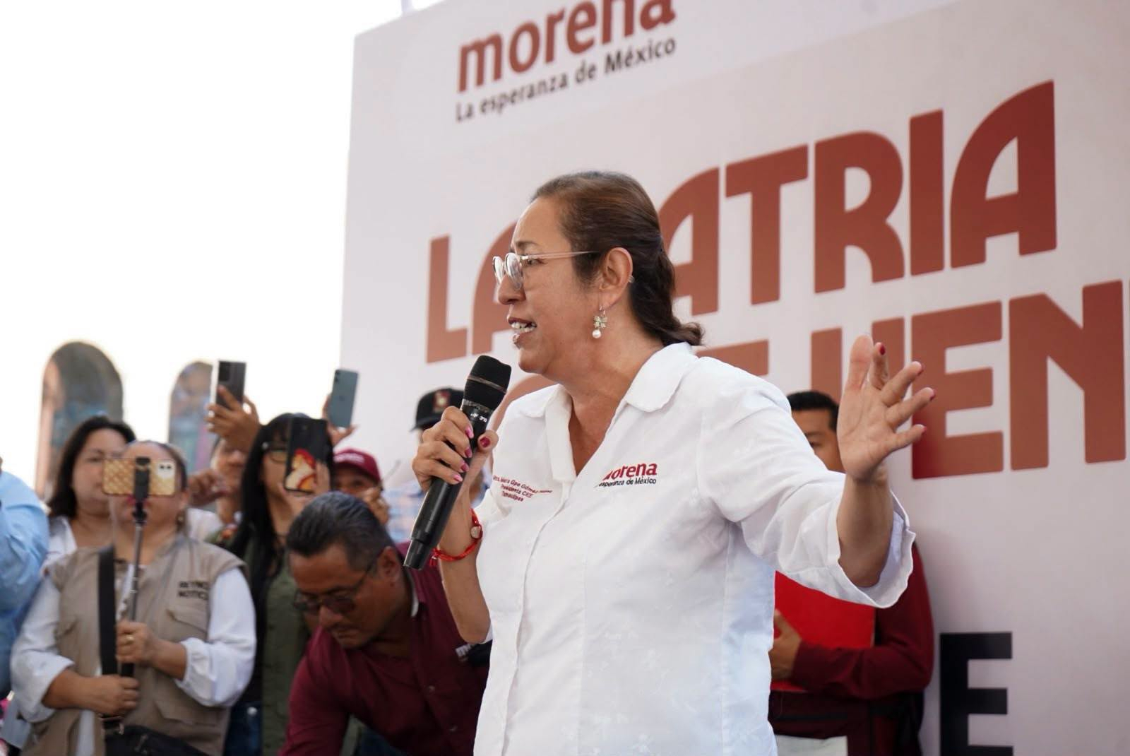 Reynosa refrenda su fuerza morenista: alrededor de 5 mil personas se suman a la defensa de la transformación y la soberanía.