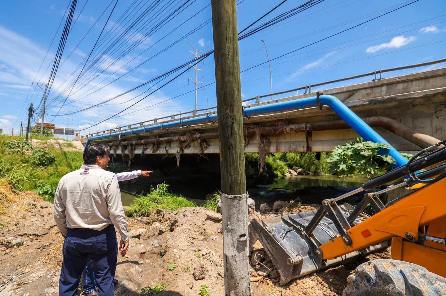 Supervisó Carlos Peña Ortiz rehabilitación de puente vehicular en la Jacinto López II