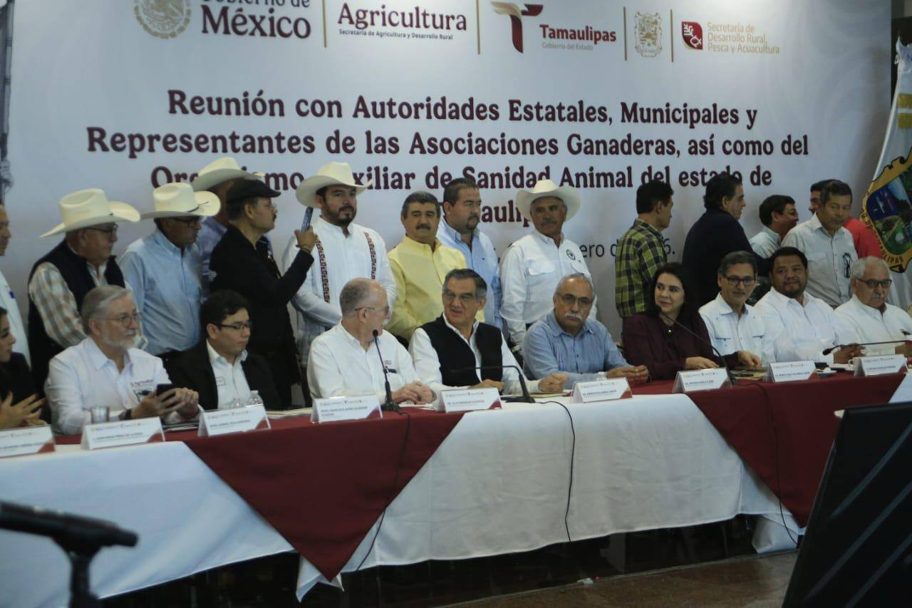 Tamaulipas refuerza acciones contra el gusano barrenador; no se cerrará comercialización del ganado: Berdegué Sacristán