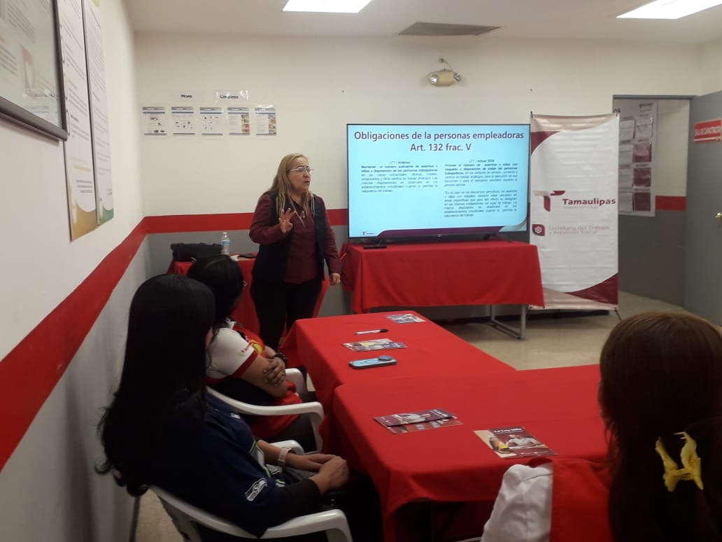 Fortalecen cultura laboral y prevención en empresas de Ciudad Victoria