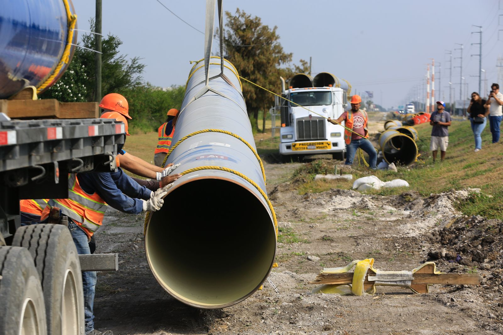 Avanza segunda línea del Acueducto “Guadalupe Victoria” en la capital de Tamaulipas