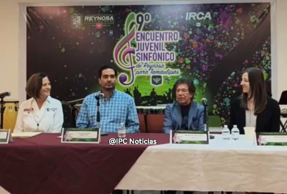 Presentó Carlos Peña Ortiz el 9° Encuentro Juvenil Sinfónico de Reynosa para Tamaulipas 2026