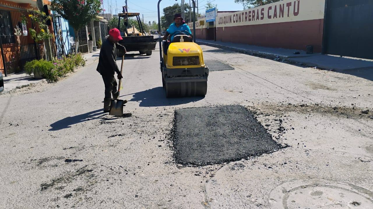 Intensifica Gobierno de Carlos Peña Ortiz labores de bacheo en Reynosa