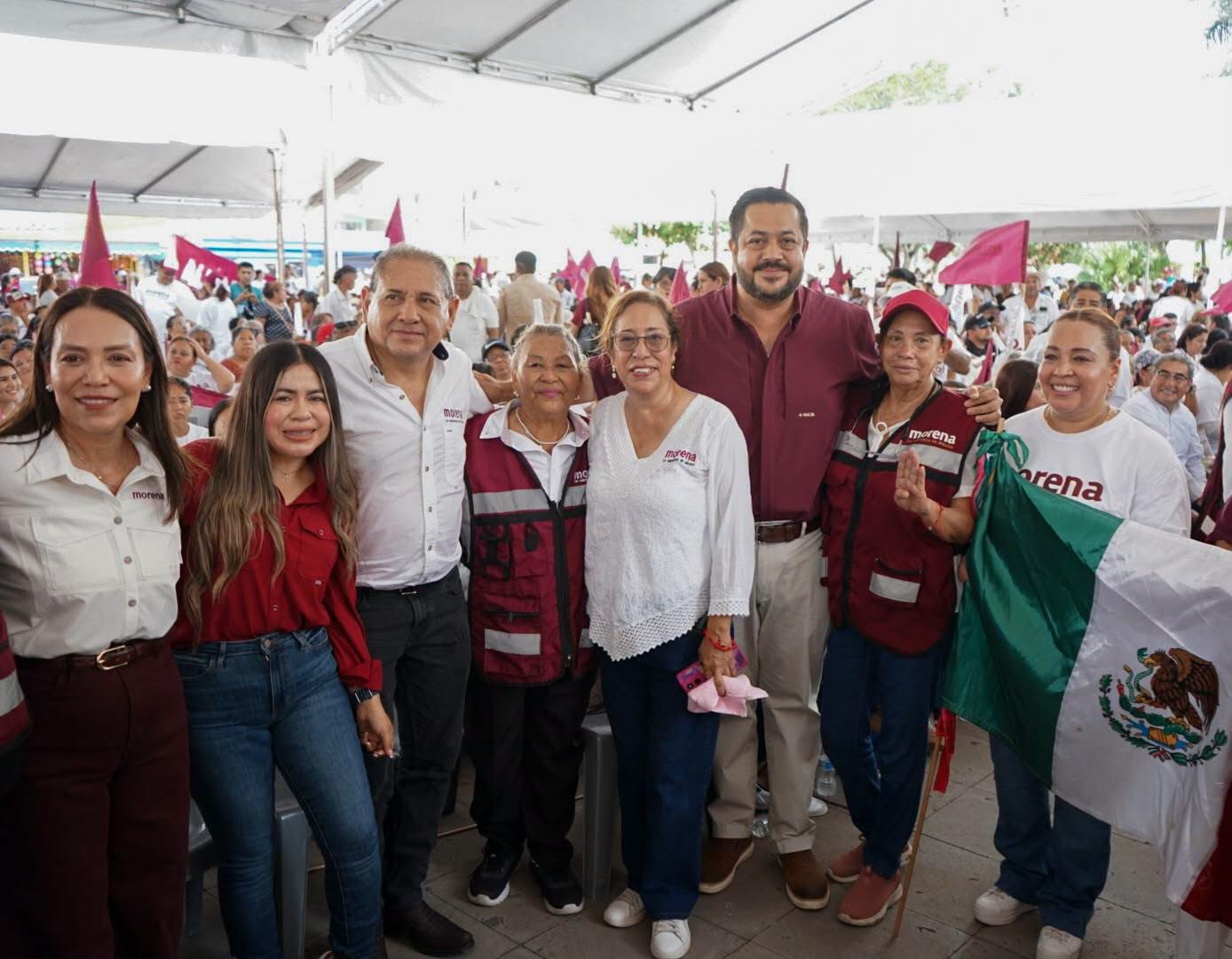 Soberanía y Transformación convocan a miles de morenistas en Altamira
