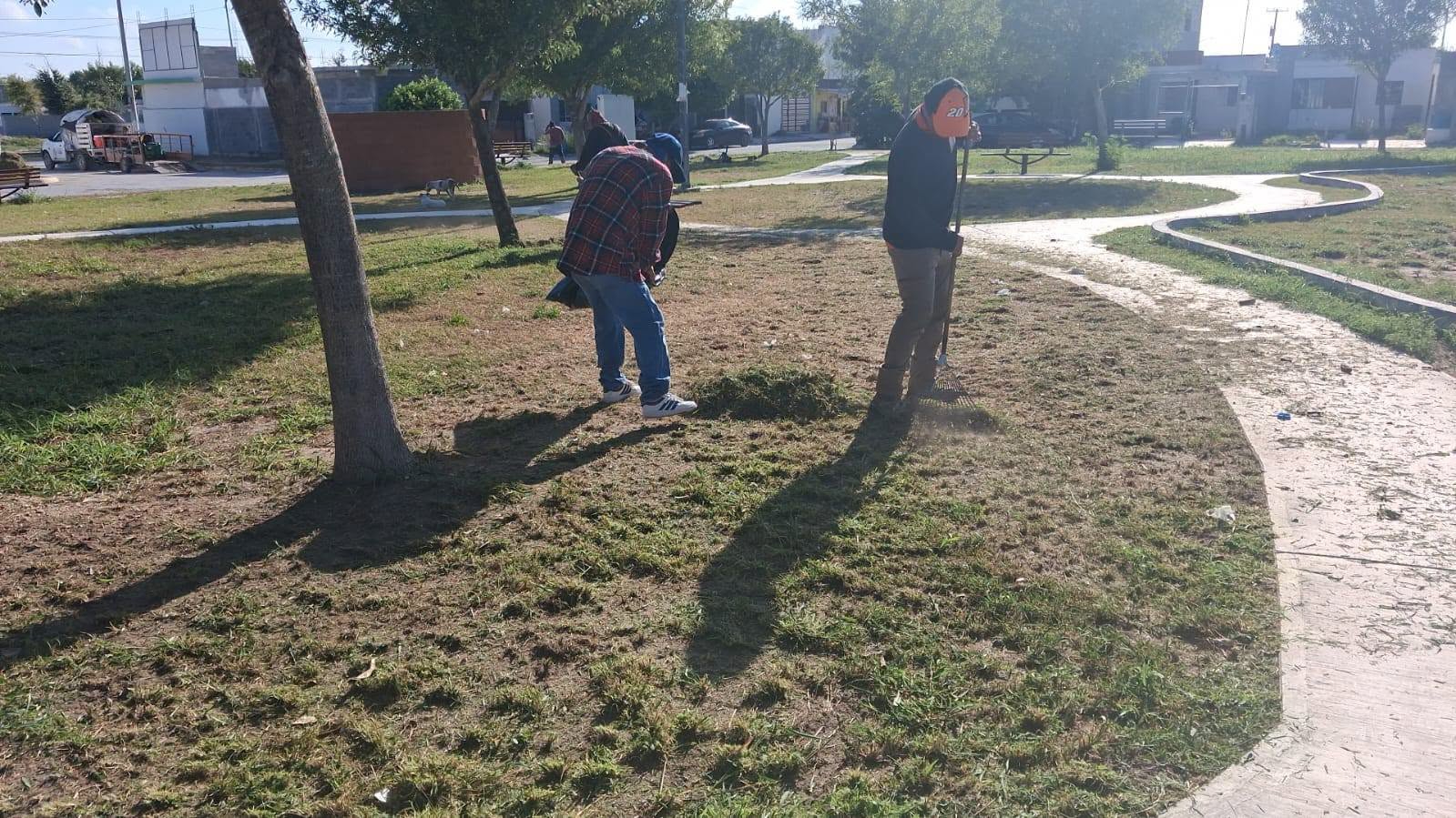 Realizó Gobierno de Reynosa limpieza y chapoleo en colonia Almendros