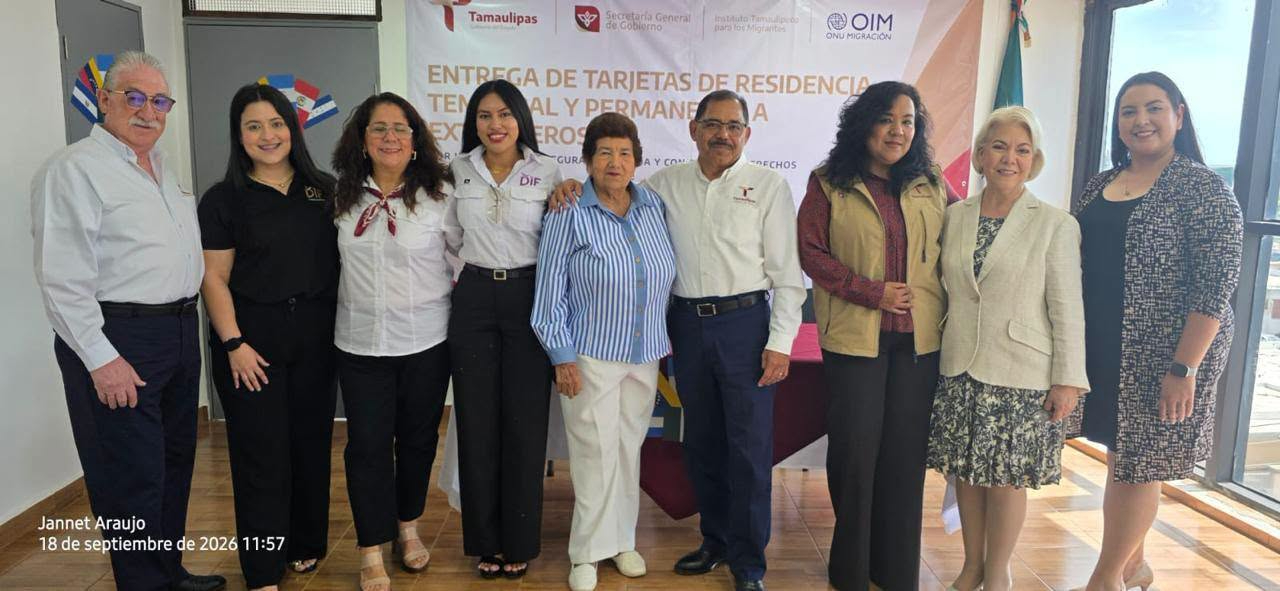 Tamaulipas y OIM suman esfuerzos para fortalecer la atención migratoria