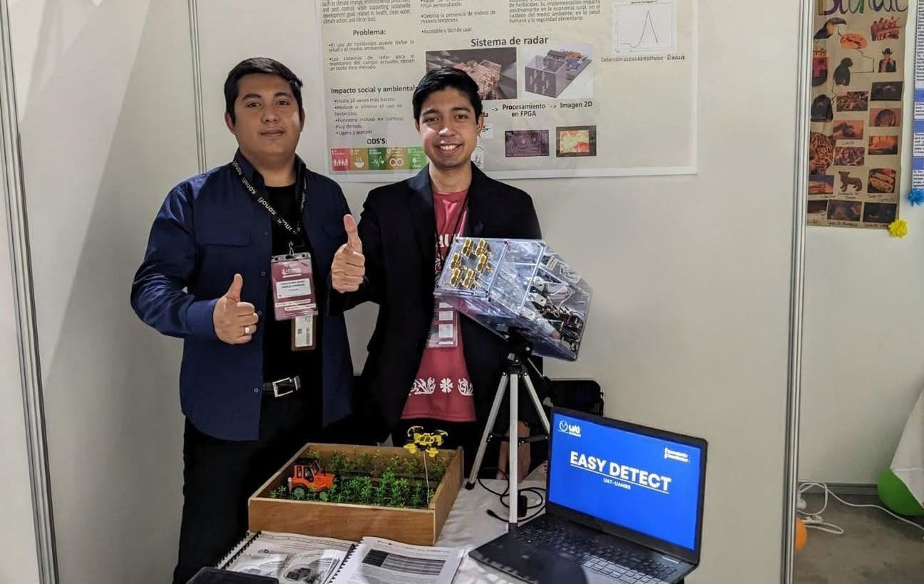 Estudiante de la UAT gana medalla de plata en Malasia con radar agrícola innovador