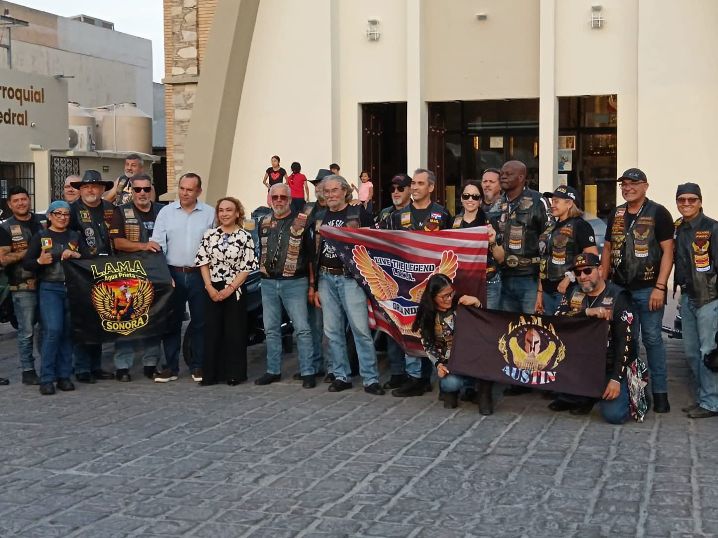 Visitó Reynosa Caravana internacional de Motociclistas LAMA