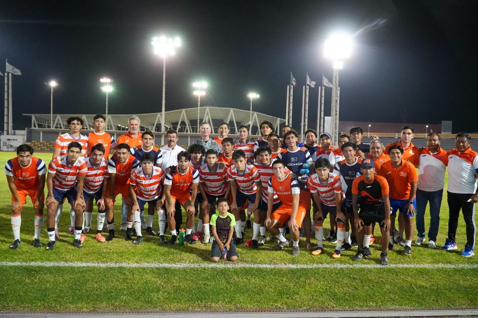 Celebran partido amistoso Correcaminos UAT Premier y Guardia Nacional