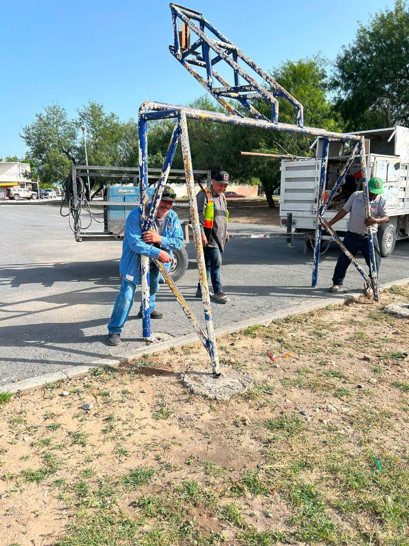 Rehabilita Servicios Públicos áreas de esparcimiento familiar en Reynosa