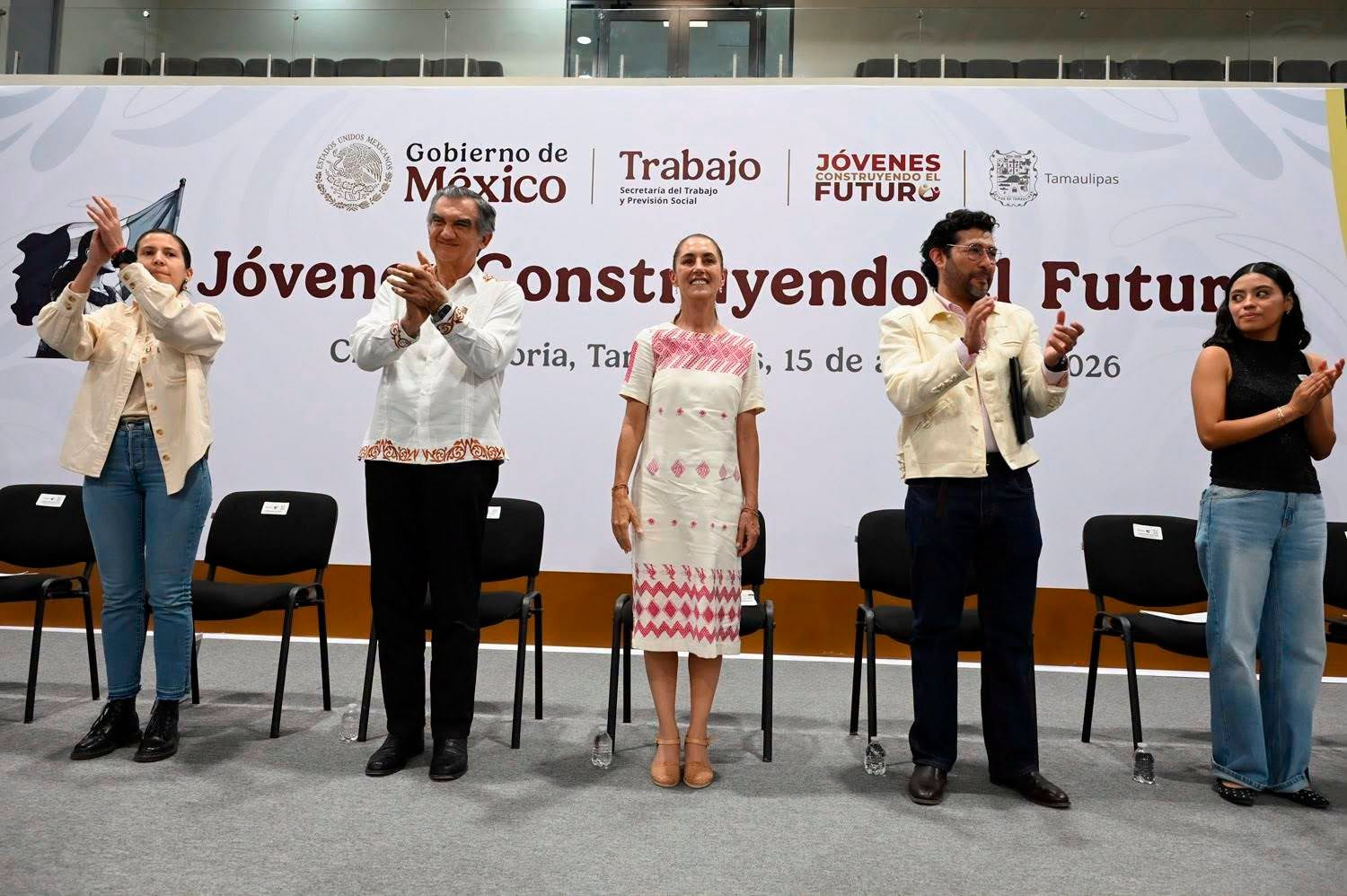 Se reúne Claudia Sheinbaum con jóvenes tamaulipecos: son el eje central del presente
