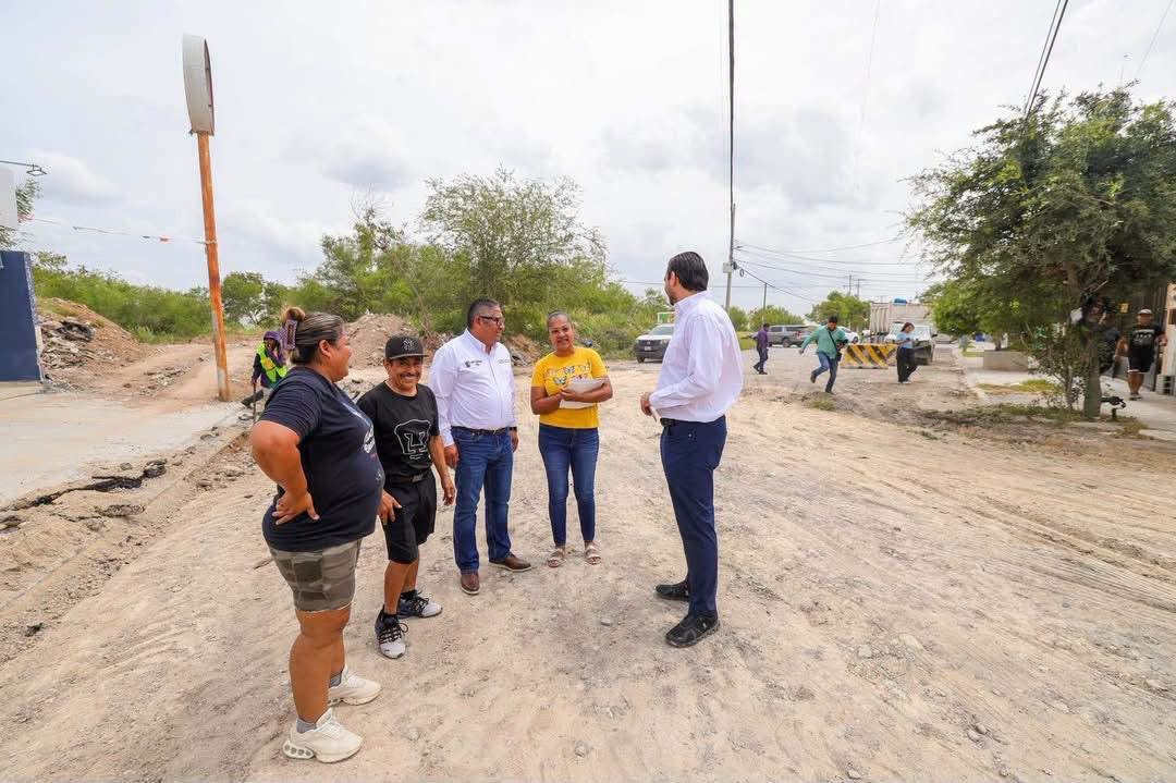 Refuerza Gobierno de Reynosa mejoramiento de vialidades en la colonia Loma Blanca