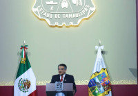 En su Cuarto Informe, el gobernador Américo Villarreal exhortó a evitar la reacción de aquellos que pretenden, desde las noticias falsas, abrir de nuevo el espacio a las oligarquías