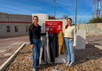 Instalan DIF-Reynosa y Voluntariado, percheros comunitarios en apoyo a personas vulnerables