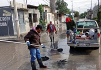 Realizó COMAPA acciones de mantenimiento en la colonia Pedro J. Méndez