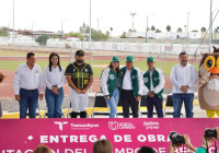 Inaugura Renovado Campo de Béisbol en el ITNL: Directivos agradecen apoyo histórico de la Alcaldesa